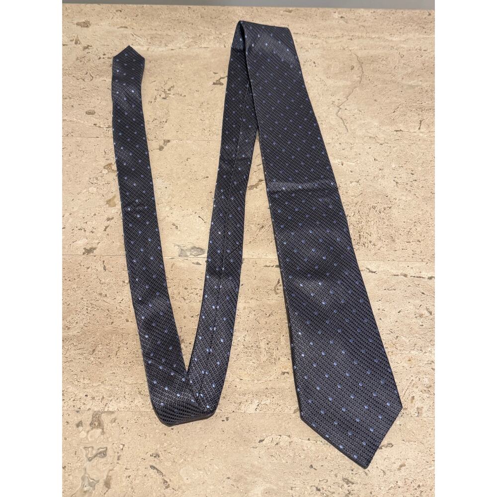 Men's Donald J. Trump Signature Collection Gray Blue Silk Neck Tie